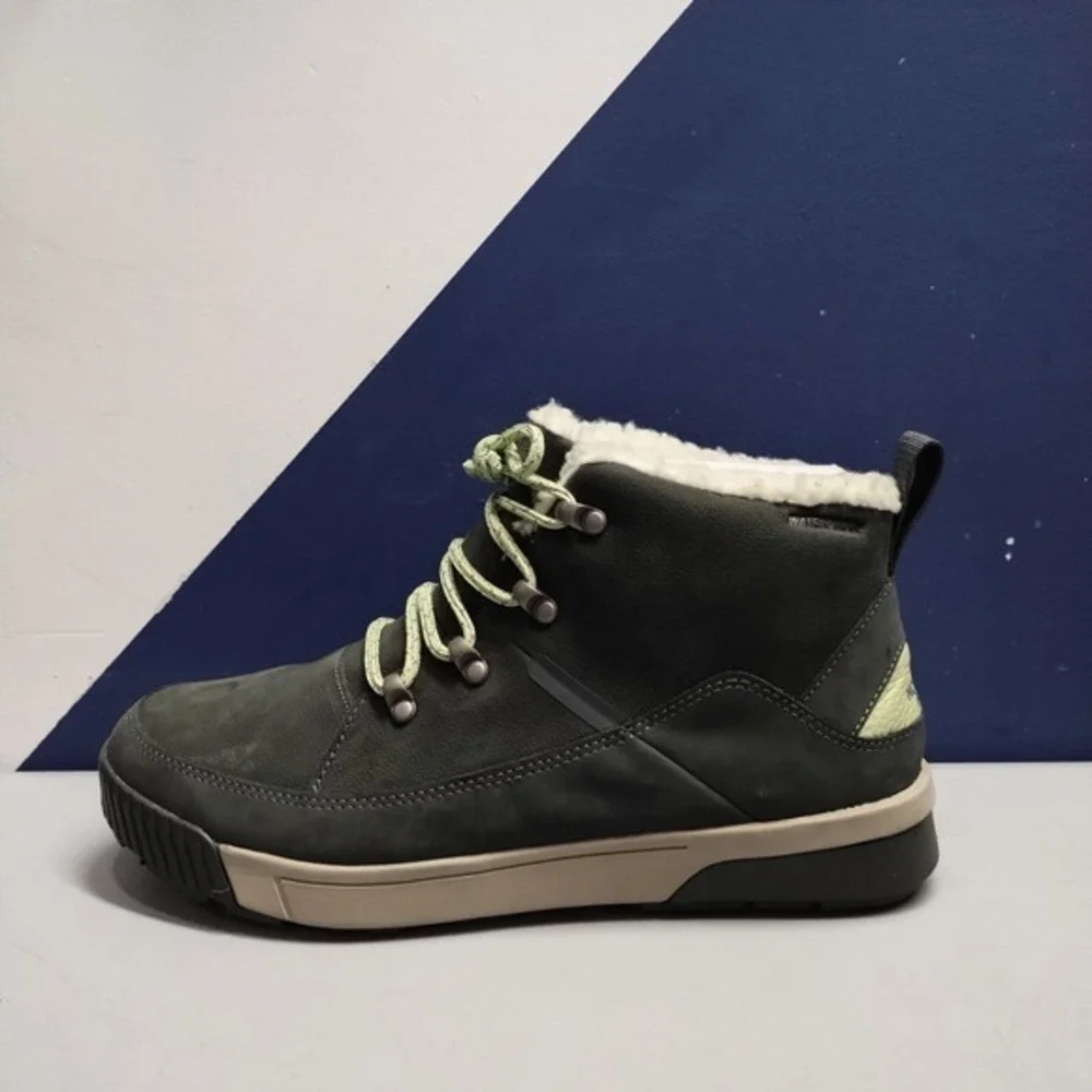 The North Face Sierra Winter Boots Women US 11 Multi Waterproof Mid Calf Lace-Up